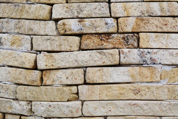 Tekstura Starego Kamiennego Muru Jako Tło Zbliżenie — Zdjęcie stockowe