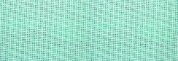 Texture of light blue burlap fabric as background, top view. Banner design