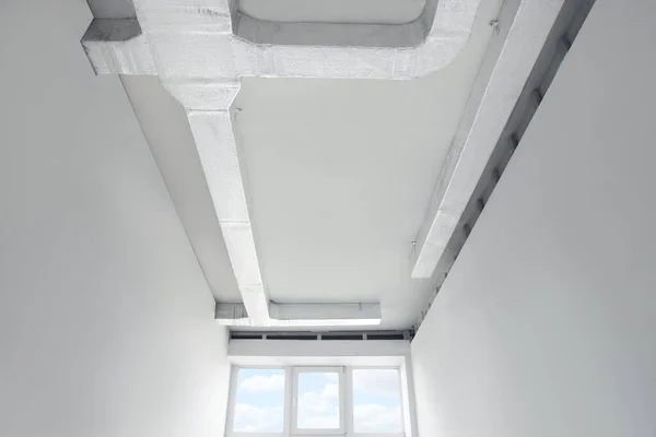 Ceiling Ventilation System Indoors Bottom View — Fotografia de Stock