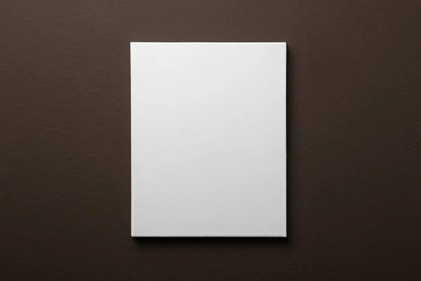 Blank Canvas Brown Wall Space Design — 图库照片