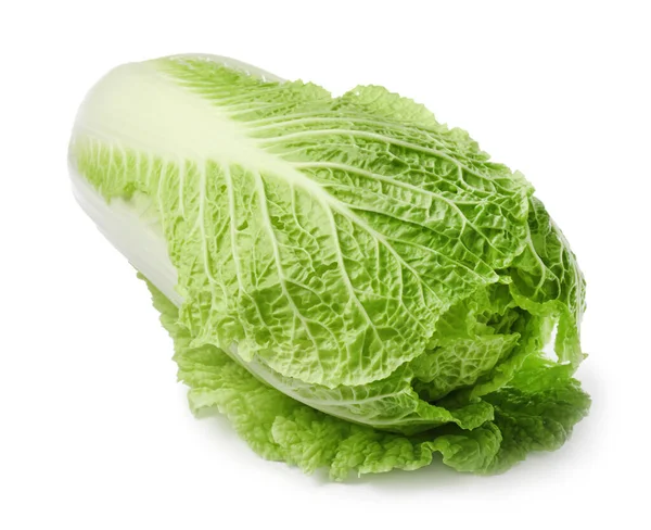 Fresh Ripe Chinese Cabbage White Background — ストック写真
