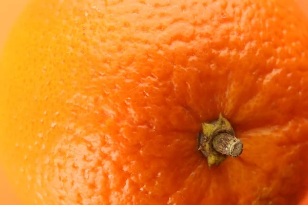 Delicious Unpeeled Orange Fruit Background Closeup — Stock Photo, Image