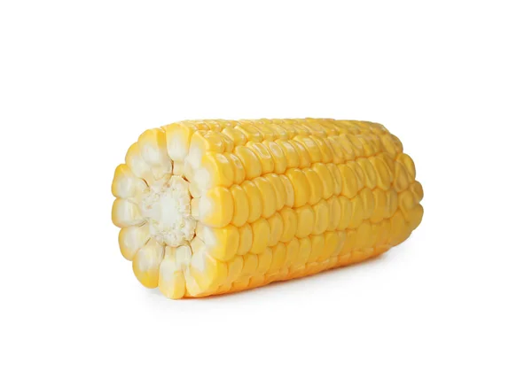 Шматок Свіжого Кукурудзяного Кабачка Білому Тлі — стокове фото