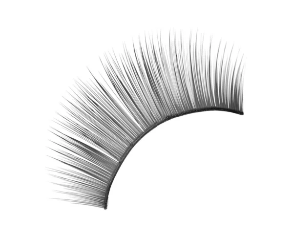Fake Eyelashes White Background Top View Makeup Product — 스톡 사진