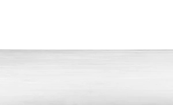 Empty Clean Wooden Surface Isolated White — Fotografia de Stock