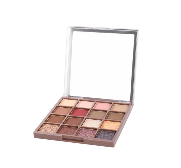 Beautiful Eyeshadow Palette Isolated White Makeup Product — Stock Photo, Image