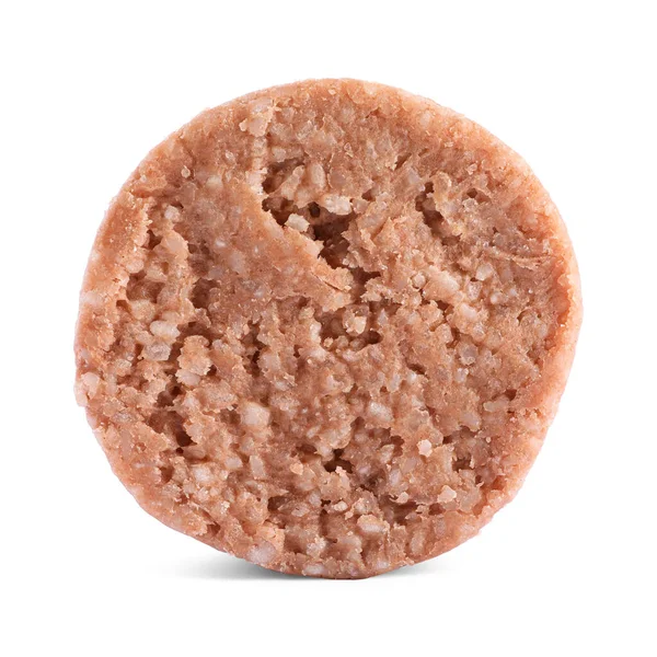 Solid shampoo bar isolated on white. Hair care