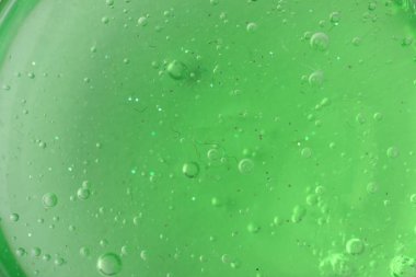 Arka plan olarak yeşil salgının yakın görüntüsü. Stres önleyici oyuncak