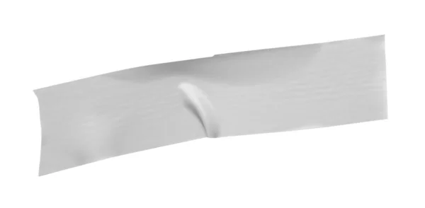 Piece Grey Insulating Tape Isolated White Top View — Stok fotoğraf