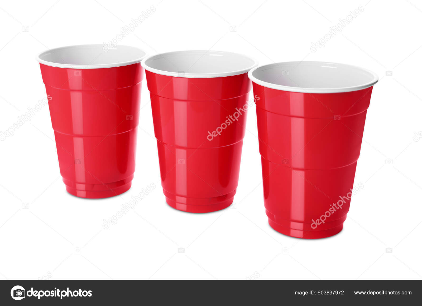 Red Plastic Beer Cups