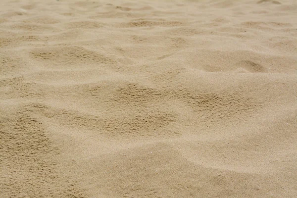Textur Sandstrand Som Bakgrund Närbild — Stockfoto