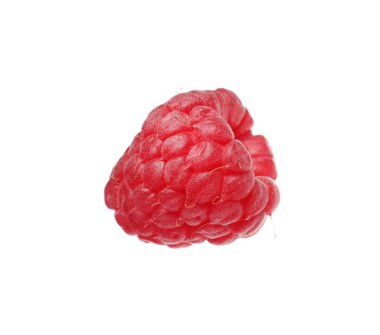 Tasty ripe fresh raspberry isolated on white