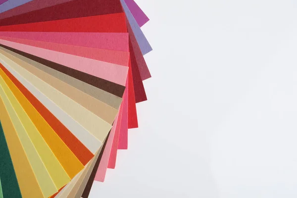 Üst Görünümde Izole Edilmiş Renk Paleti — Stok fotoğraf