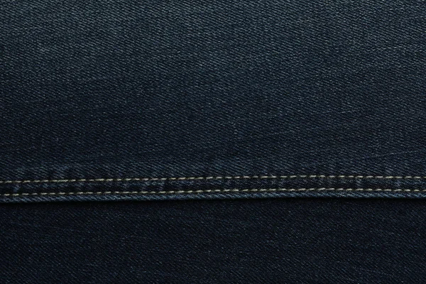 Textura Jeans Azul Oscuro Como Fondo Primer Plano — Foto de Stock