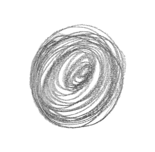 Hand Drawn Pencil Scribble White Background Top View — Stock Photo, Image