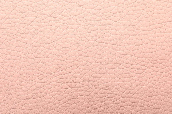 Textura Couro Rosa Claro Como Fundo Close — Fotografia de Stock