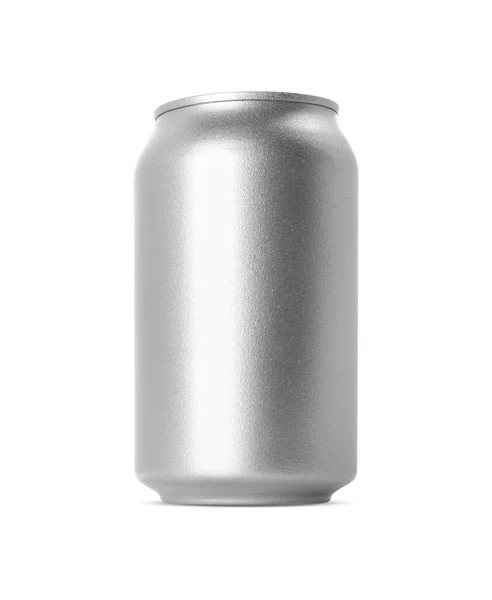 Pode Bebida Energia Isolada Branco Mockup Para Design — Fotografia de Stock