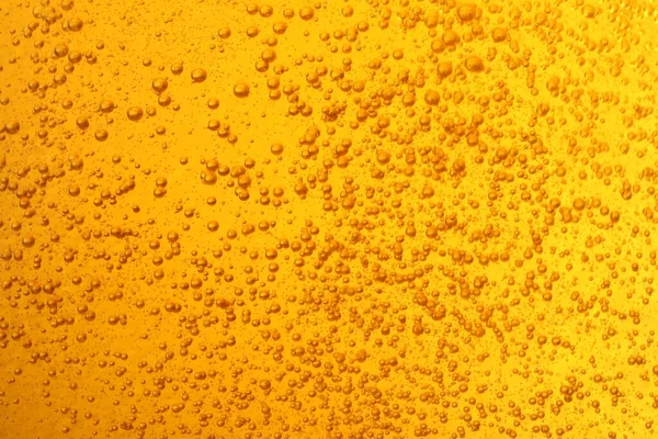 Tasty Beer Bubbles Background Closeup — Photo