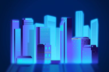 Yenilikçi mimari ve mühendislik. Virtual yapı projesi, illüstrasyon