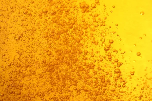 Tasty Beer Bubbles Background Closeup — Stok fotoğraf