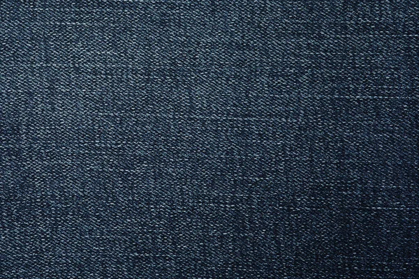 Texture Jeans Bleu Foncé Comme Fond Gros Plan — Photo