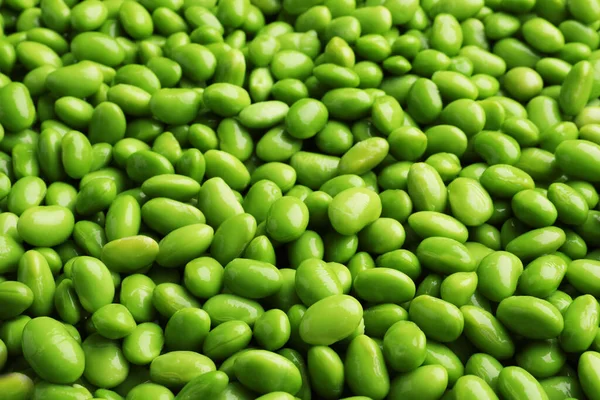 Many Edamames Background Closeup Soy Beans — Fotografia de Stock