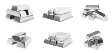 Beyaz arka planda parlayan gümüş çubuklarla ayarlandı. Pankart tasarımı