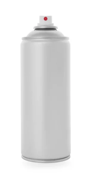 Lata Tinta Spray Isolado Branco — Fotografia de Stock
