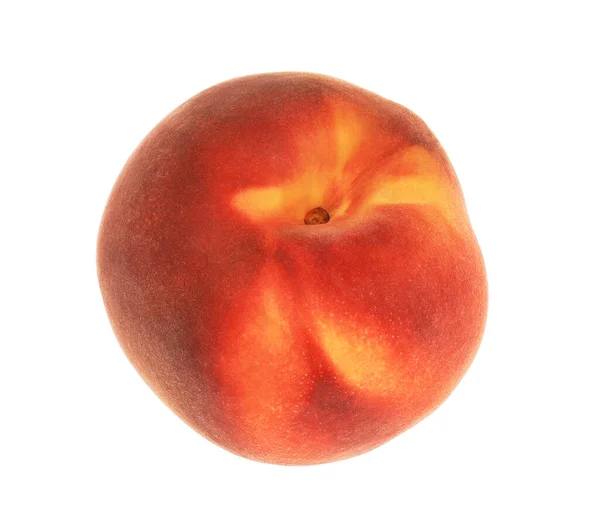 鲜美的成熟桃 白色隔离 — 图库照片
