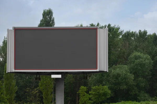 Tablă Publicitară Goală Aer Liber Mockup Pentru Design — Fotografie, imagine de stoc