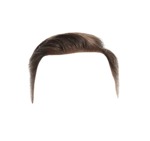 Beyazda Izole Edilmiş Şık Erkek Saç Stili Tasarım Için Resim — Stok fotoğraf