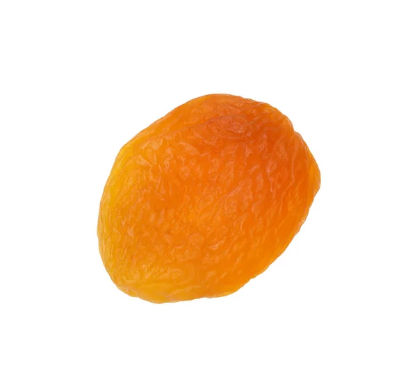Lekkere Abrikoos Geïsoleerd Wit Gedroogde Vruchten — Stockfoto