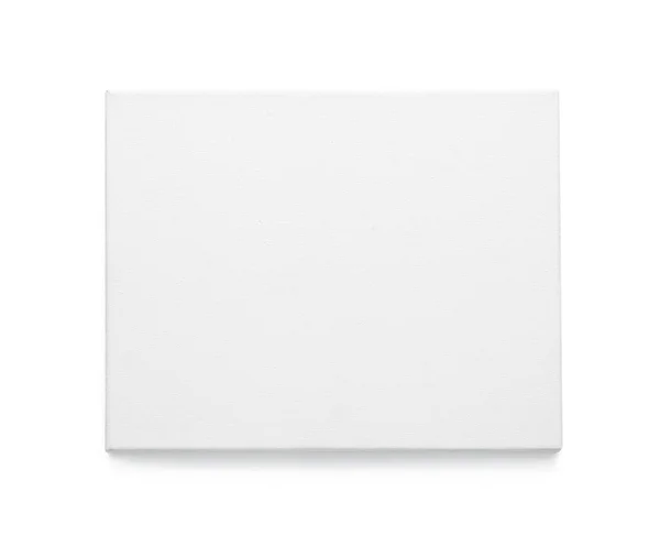 Blank Canvas Isolated White Top View Space Design — 图库照片
