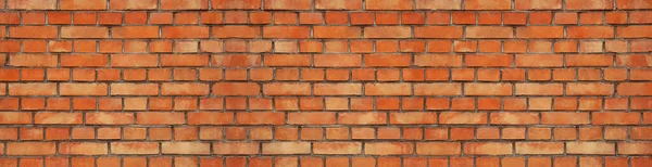 Tekstura Ściany Czerwonej Cegły Jako Tło Projekt Banera — Zdjęcie stockowe