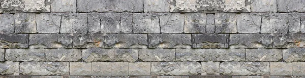 Textur Der Grauen Steinmauer Als Hintergrund Banner Design — Stockfoto