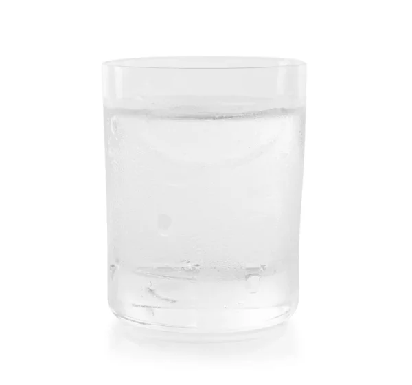 Vodka Skle Izolované Bílém — Stock fotografie