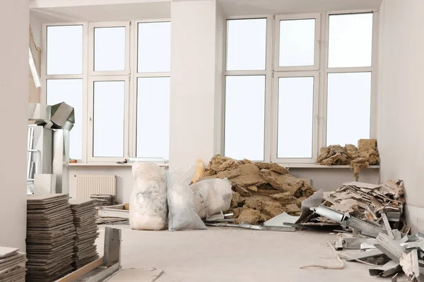 Building Materials Room Prepared Renovation — Stockfoto