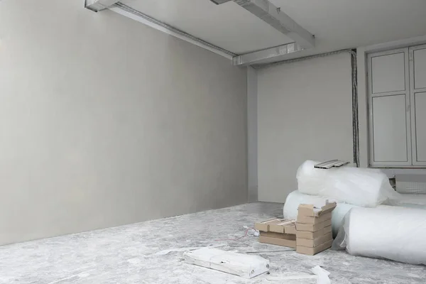 Building Materials Room Prepared Renovation — Fotografia de Stock