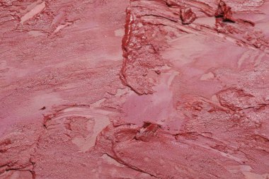 Arka plan olarak güzel ruj dokusu, yakın plan