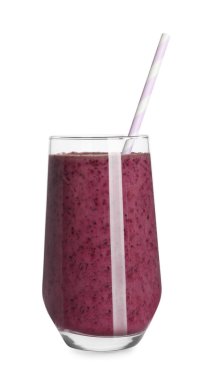 Beyaz camlı lezzetli organik smoothie.