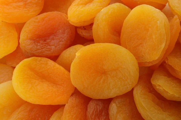 Tasty Dried Apricots Background Top View — Stock Photo, Image