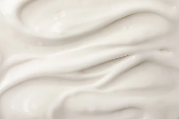 Delicious Organic Yogurt Background Top View — Photo