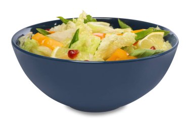 Çin lahanası, limon, hurma ve nar tohumlu nefis salata.