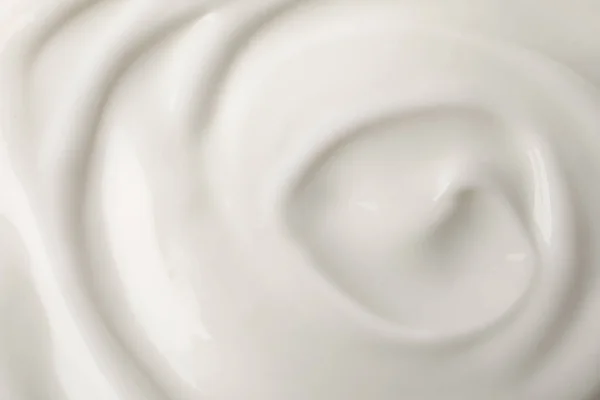 Delicious Organic Yogurt Background Top View — Foto de Stock