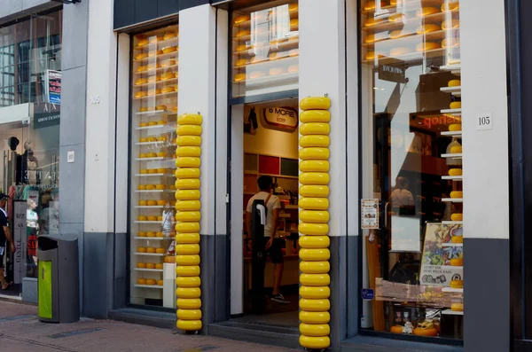 Amsterdam Netherlands July 2022 Cheese More Store City Street — 图库照片