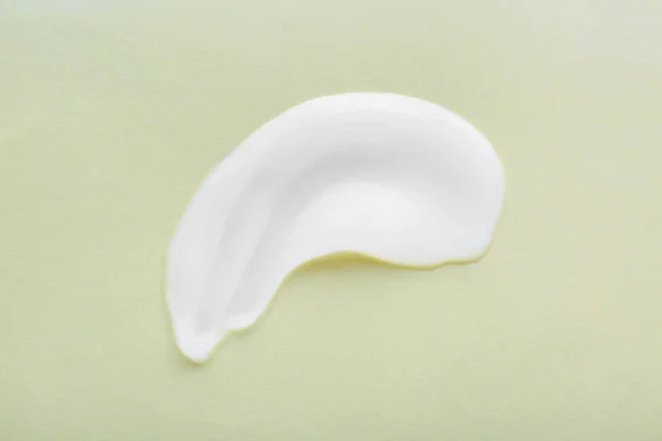 Sample Body Cream Light Background Top View — Stock Photo, Image
