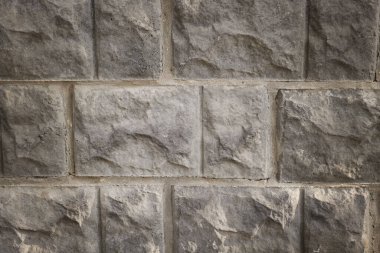 Arkaplan olarak gri tuğla duvar dokusu