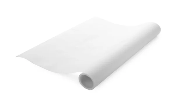 Roll Sütőpapír Elszigetelt Fehér — Stock Fotó