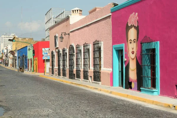 San Pedro Garza Garcia México Septiembre 2022 Frida Kahlo Pintada —  Fotos de Stock
