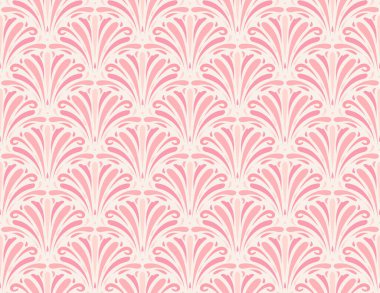 Soyut çiçeklerle kusursuz desen